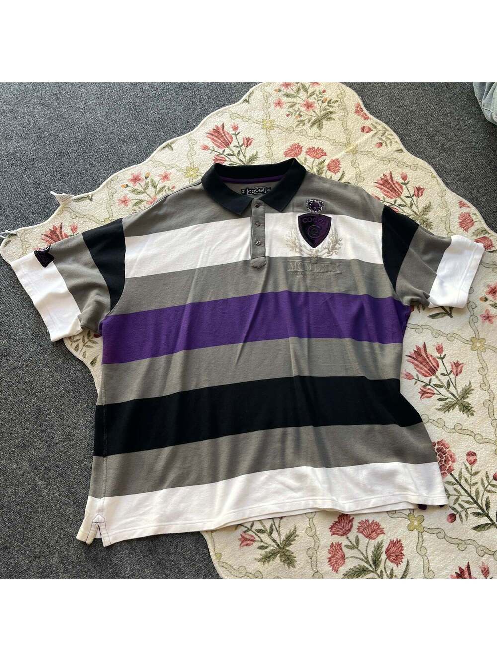 Vintage Coogi Striped Polo (4X)